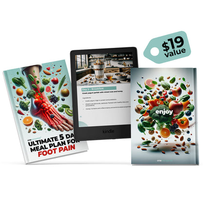 Ultimate 5-Day Meal Plan For Foot Pain  - (Instant Download)